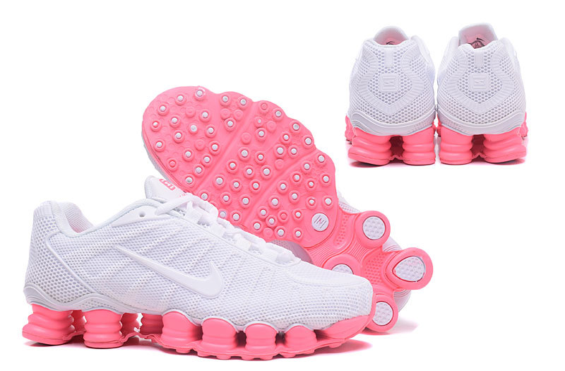 2017 Nike Shox TLX White Red Shoes For Women