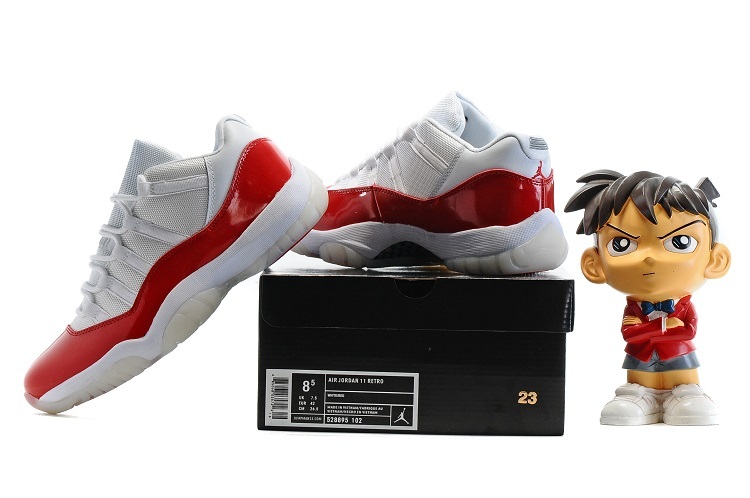 2016 Nike Jordan 11 Low White Varsity Red