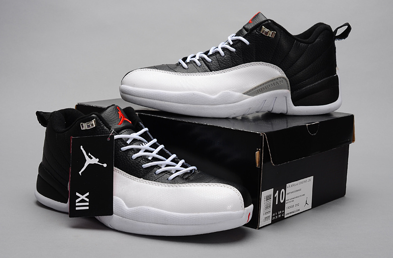 Nike Jordan 12 Low Black White Shoes