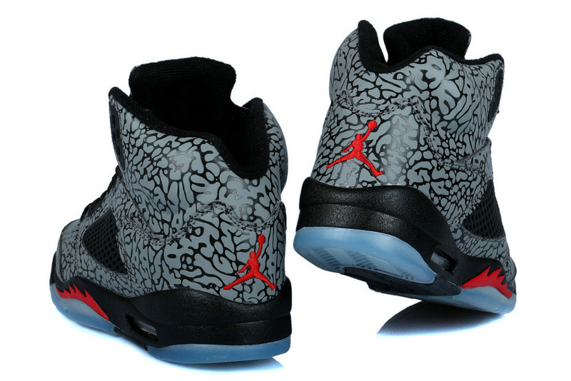 Nike Air Jordan 3LAB5 Womens Basketball Shoes Black Fire Red - Click Image to Close