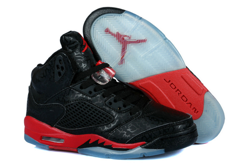 Nike Air Jordan 3LAB5 Womens Basketball Shoes Black Red - Click Image to Close