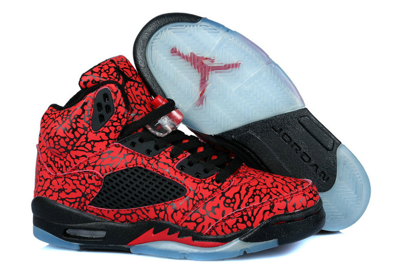 Nike Air Jordan 3LAB5 Womens Basketball Shoes Red Black