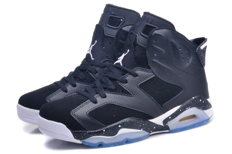 Nike Air Jordan 6 Oreo Black White For Women - Click Image to Close