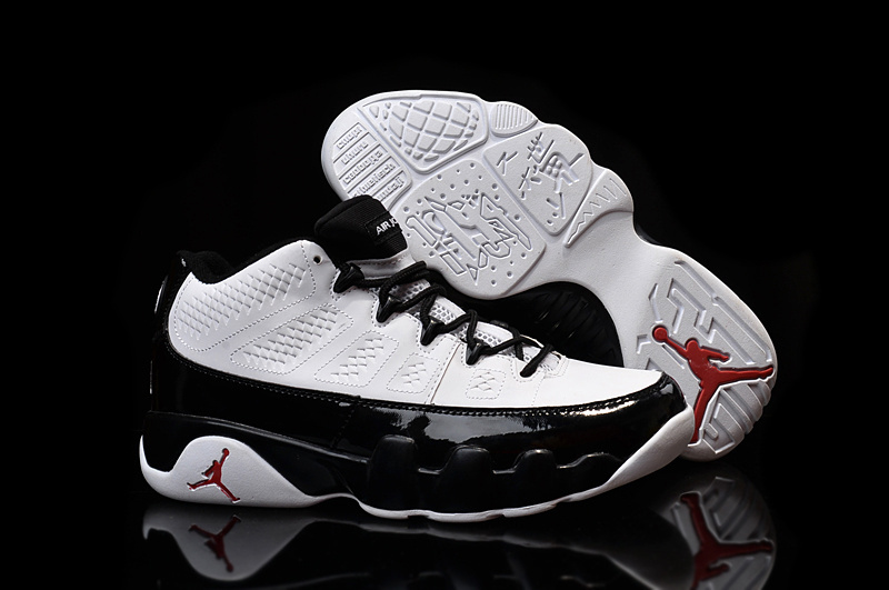 Nike Air Jordan 9 Low 30th White Black Shoes - Click Image to Close