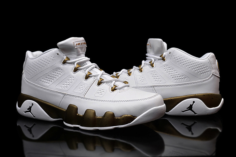 Nike Jordan 9 Low 30th White Copper Shoes - Click Image to Close