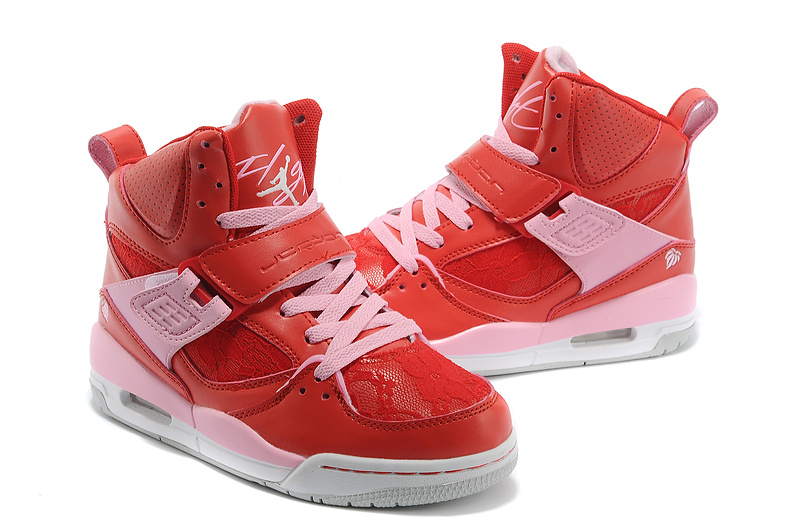 Nike Air Jordan Flight 4.5 Red Pink White Womens Shoes