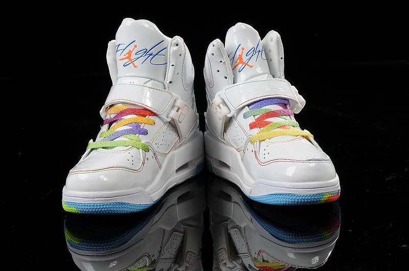 Nike Air Jordan Flight 4.5 White Colorful Womens Shoes