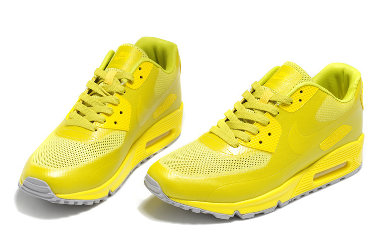 Nike Air Max 90 Mesh All Yellow Shoes