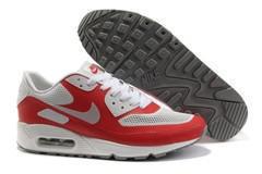 Nike Air Max 90 Mesh White Red Shoes