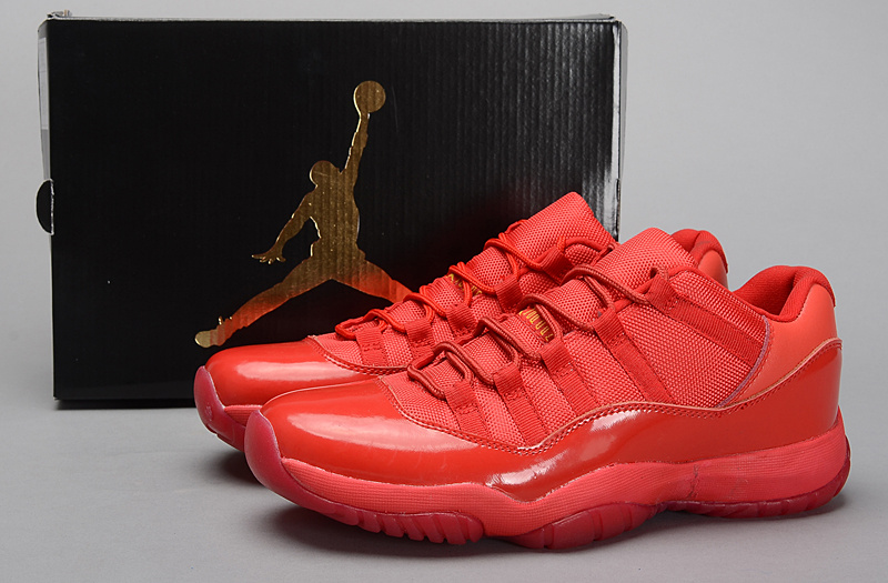 2015 All Red Jordan 11 Retro Shoes