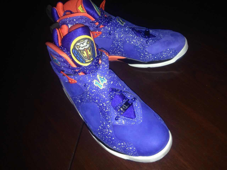 2015 Nike Amazing Air Jordan 8 Doernbecher Blue Red Shoes