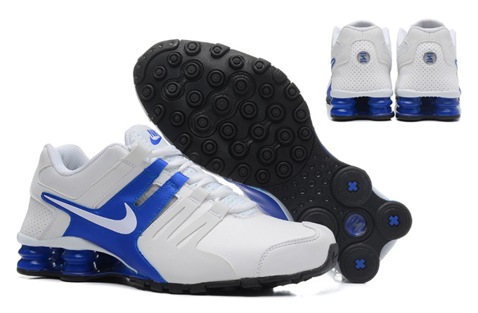 Cheap Nike Shox Current White Blue - Click Image to Close