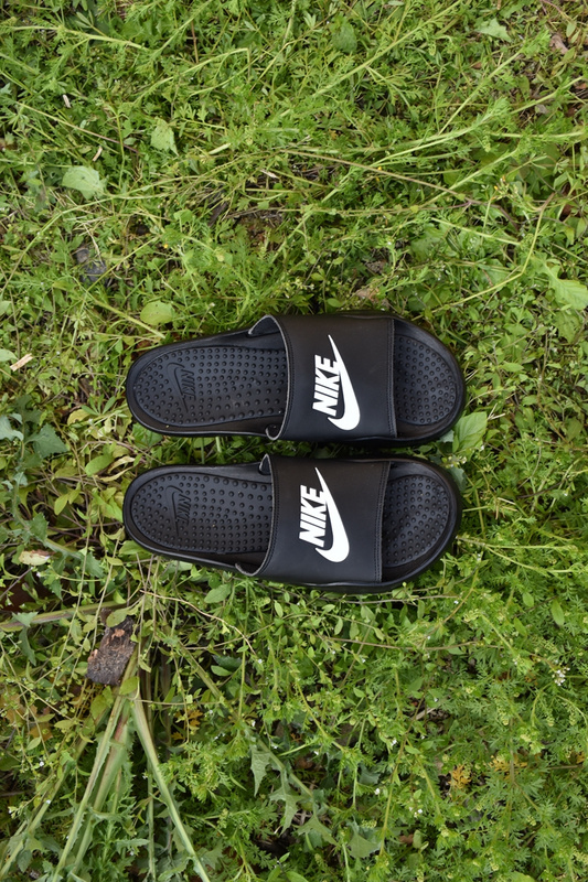 Classic Nike Sandal All Black - Click Image to Close