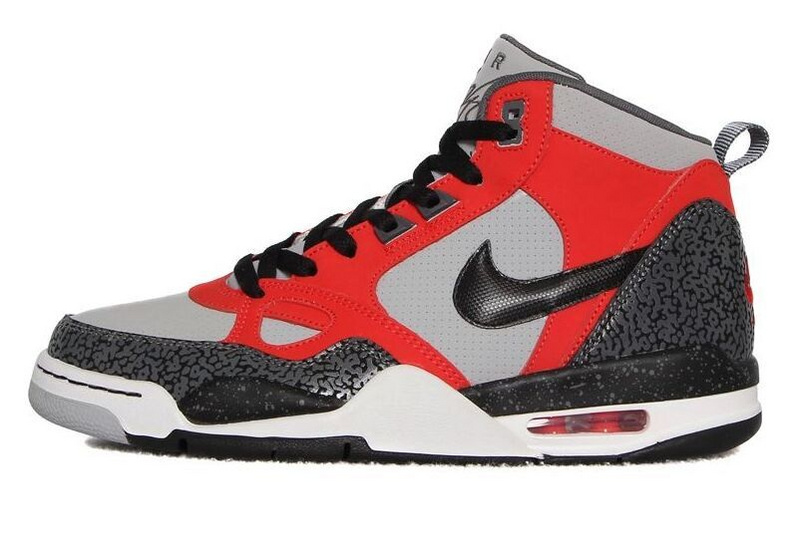 Nike Flight13 Mid Jordan 4 Red Grey Black Shoes