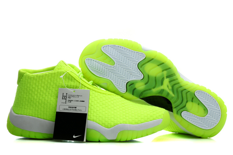 Nike Jordan Future Glow Shoes Green White