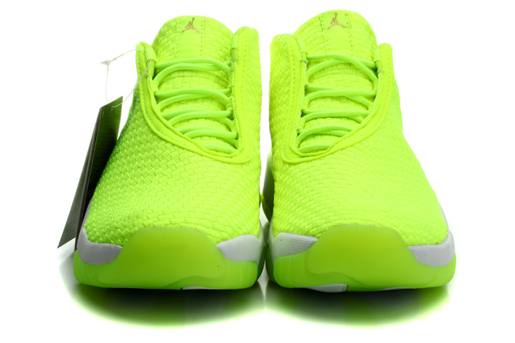 Nike Jordan Future Glow Shoes Green White - Click Image to Close