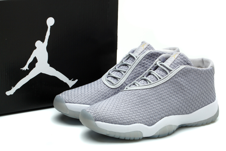 Nike Jordan Future Glow Shoes Grey White