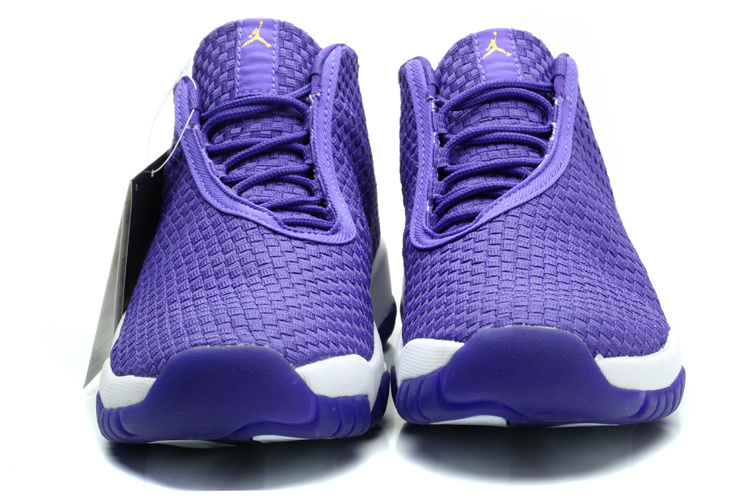 Nike Jordan Future Glow Shoes Purple White