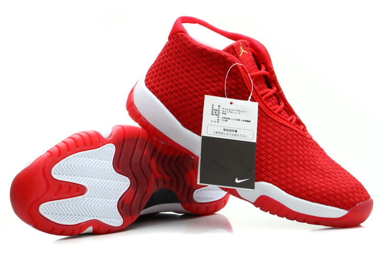 Nike Jordan Future Glow Shoes Red White