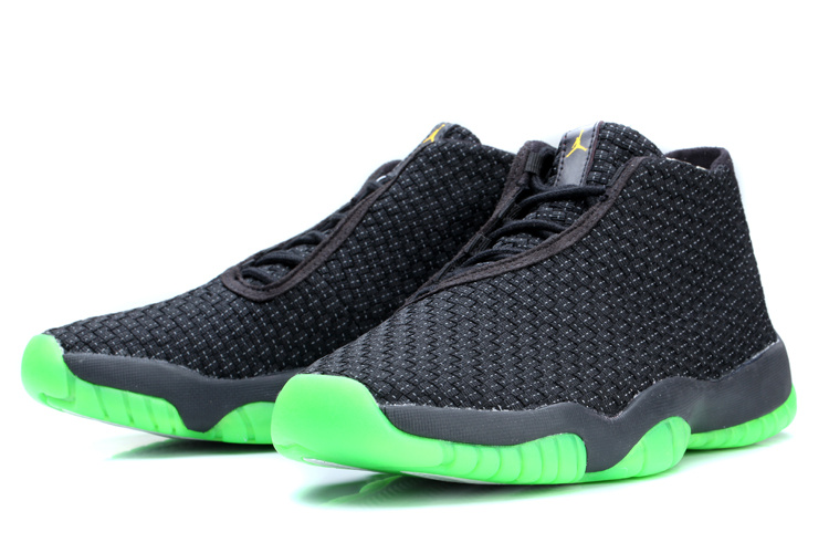 Nike Jordan Future Shoes Black Green - Click Image to Close