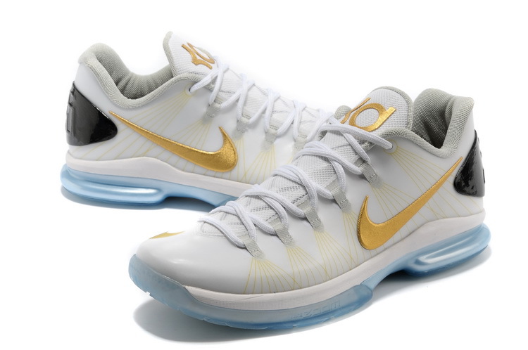 Nike Kevin Durant 5 Low White Gold