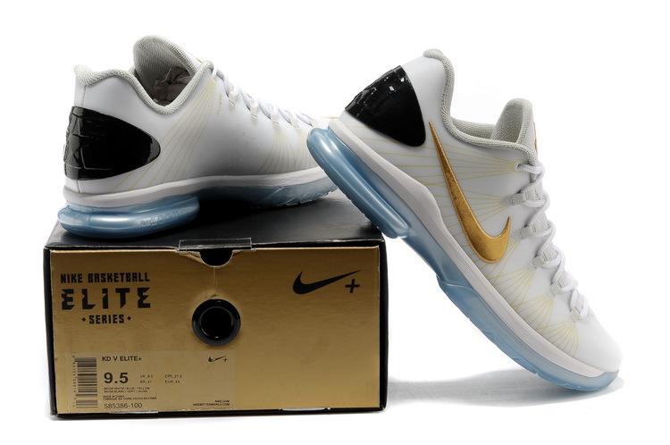 Nike Kevin Durant 5 Low White Gold - Click Image to Close