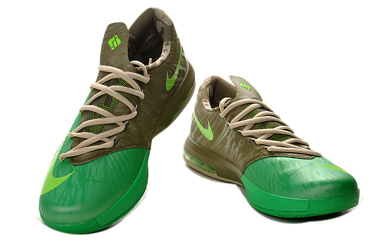 Women's Nike Kevin Durant 6 Green Shoes - Click Image to Close