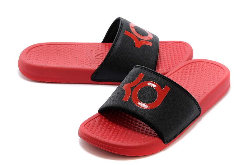 Nike Kevin Durant 6 Massage Hydro Sandal Red Black - Click Image to Close