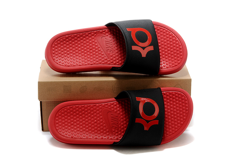 Nike Kevin Durant 6 Massage Hydro Sandal Red Black - Click Image to Close