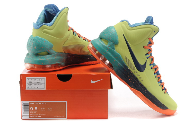 Nike KD 5 High All Star Orange Army - Click Image to Close