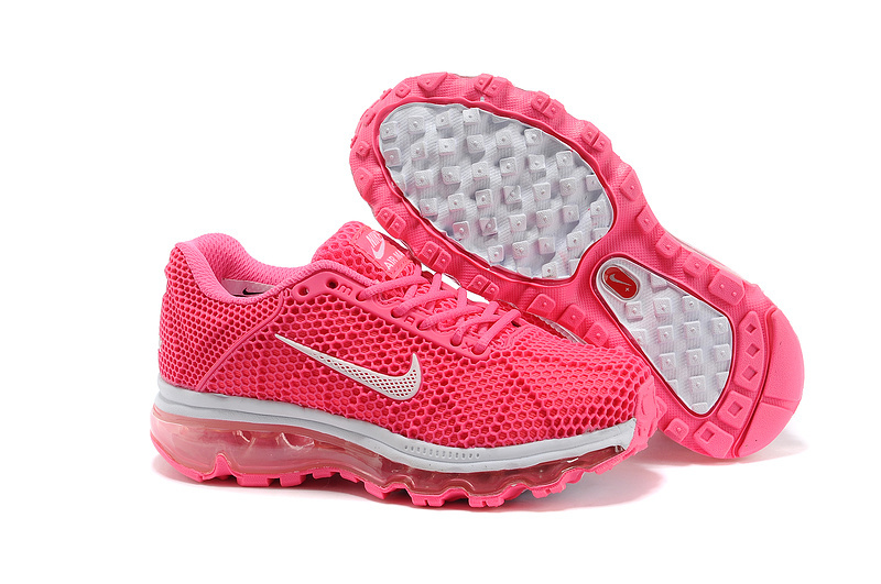 Kids Nike Air Max 2009 Pink White Running Shoes