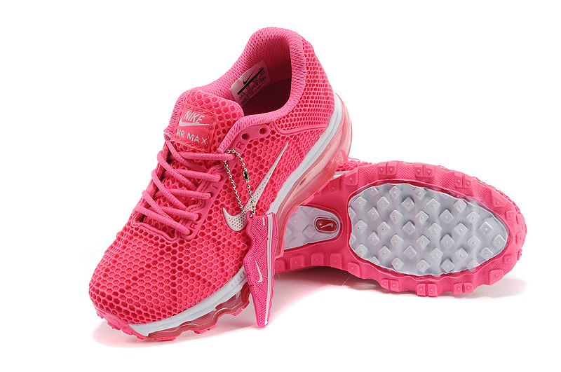 Kids Nike Air Max 2009 Pink White Running Shoes