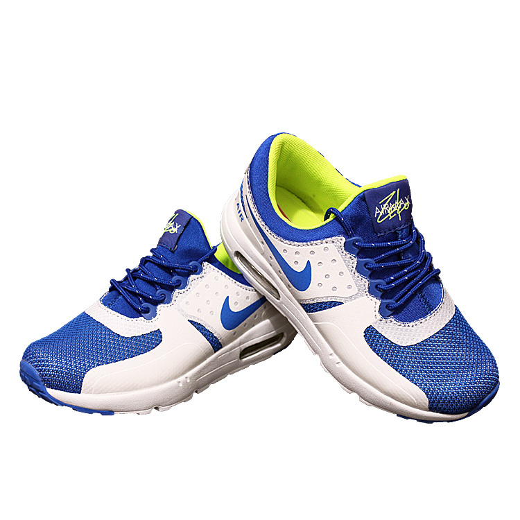 Kids Nike Air Max Zero 87 II Blue White Shoes - Click Image to Close