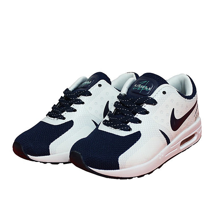 Kids Nike Air Max Zero 87 II Deep Blue White Shoes - Click Image to Close