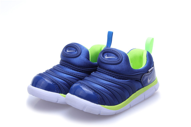 Nike Dynamo Free Blue Green White Shoes For Kids - Click Image to Close