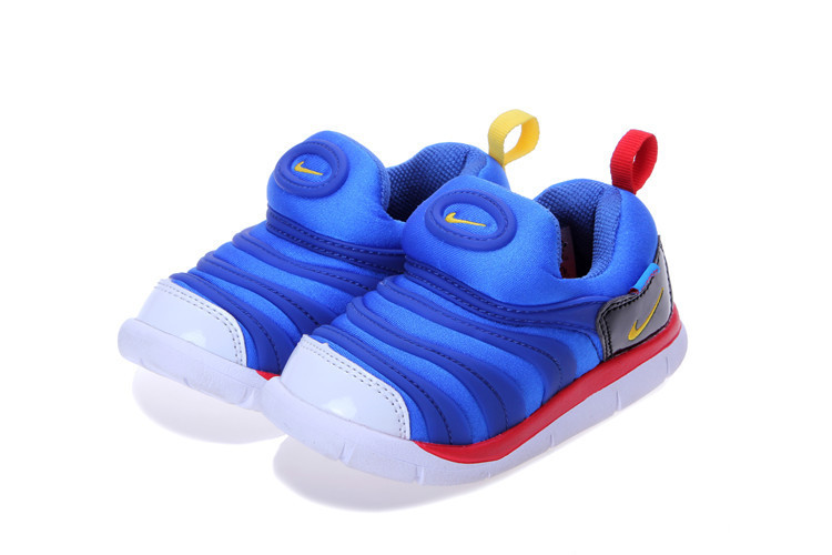 Nike Dynamo Free Blue Red Black White Shoes For Kids