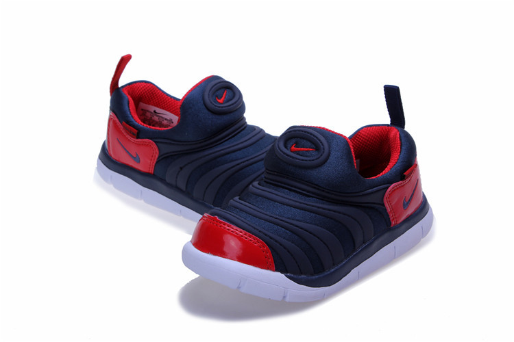 Nike Dynamo Free Dark Blue Red White Shoes For Kids - Click Image to Close