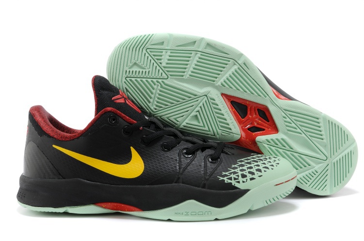 Kobe Bryant Venomenon 4 Black Light Green Yellow Shoes