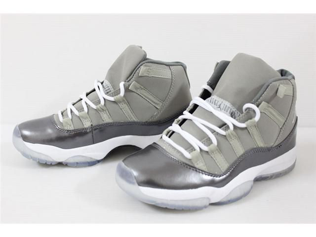 Latest Jordan 11 Retro Grey White Basketball Shoes