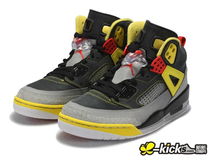 New Nike Air Jordan 3.5 Black Grey Yellow Red Shoes New Nike Air Jordan 3.5 Black Grey Yellow Red Shoes