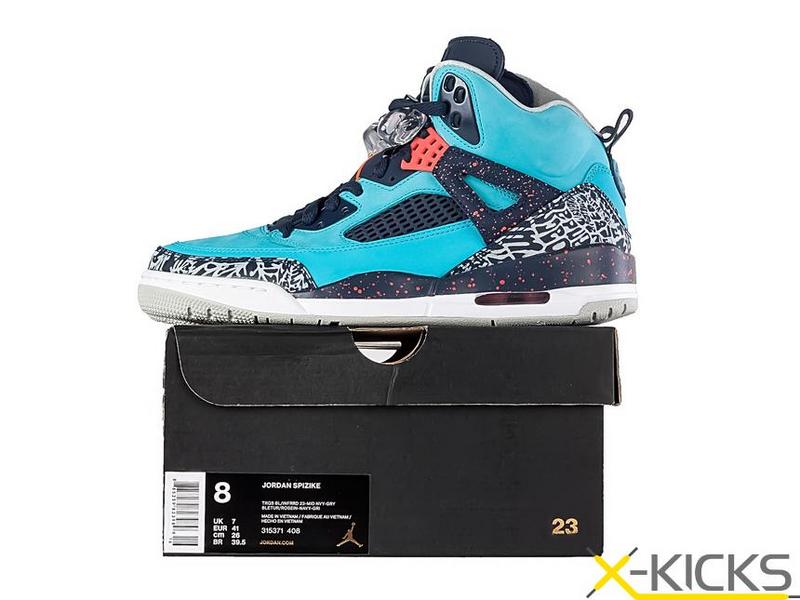 New Nike Air Jordan 3.5 Blue Black Shoes - Click Image to Close