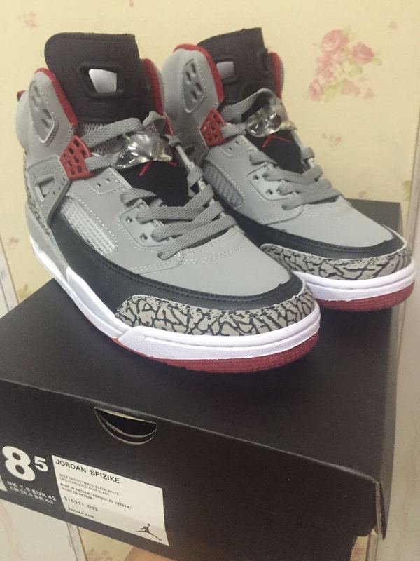 New Nike Air Jordan 3.5 Grey Black Red Shoes