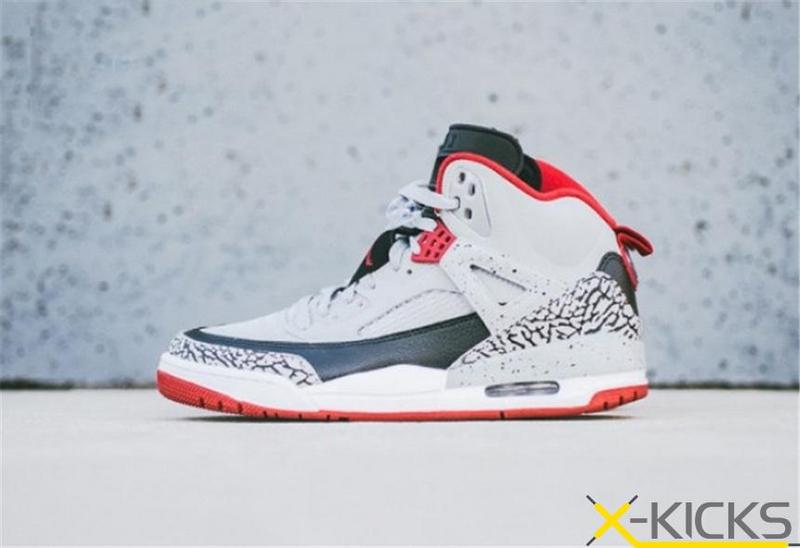 New Nike Air Jordan 3.5 Grey Black Red White Shoes - Click Image to Close