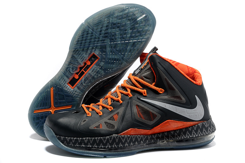 LeBron Raymone James Black Orange Shoes - Click Image to Close