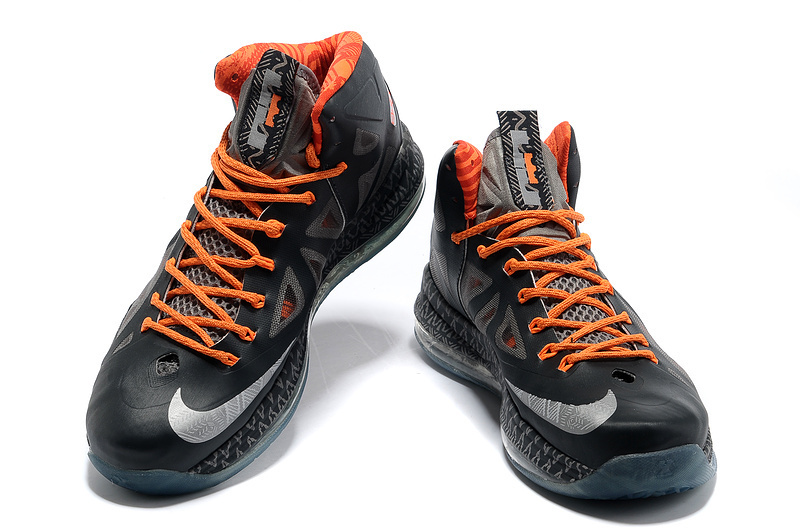 LeBron Raymone James Black Orange Shoes