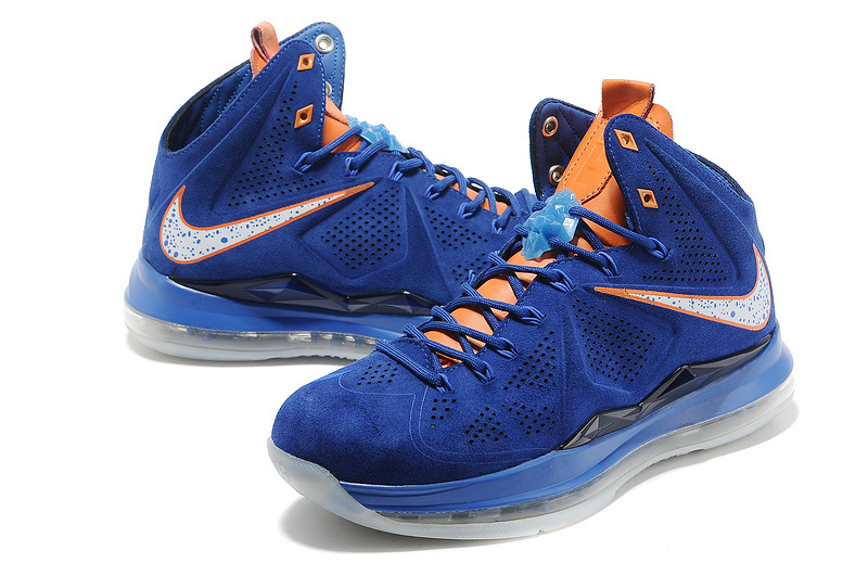 LeBron Raymone James Blue Orange Shoes