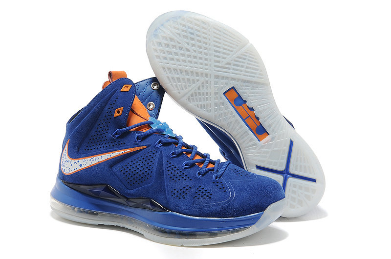 LeBron Raymone James Blue Orange Shoes