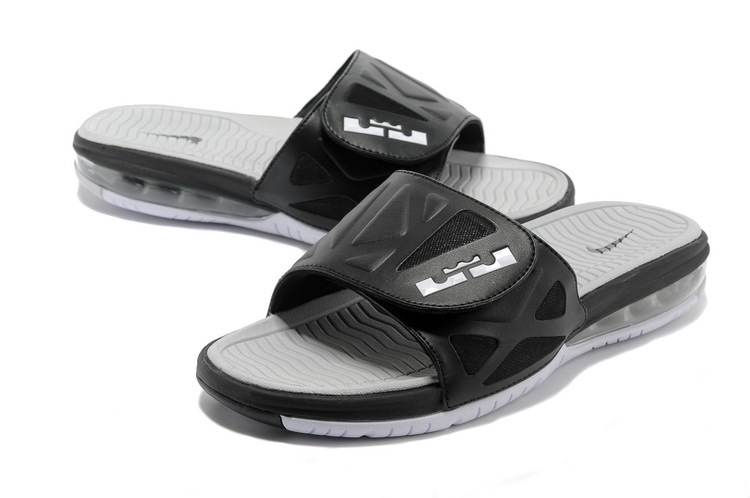 Nike Lebron James Hydro 10 Air Cushion Black Grey Sandal