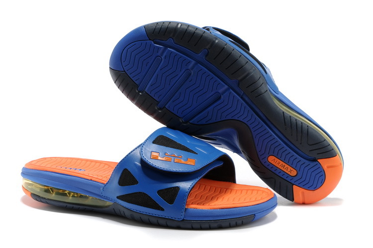 Nike Lebron James Hydro 10 Air Cushion Blue Orange Sandal