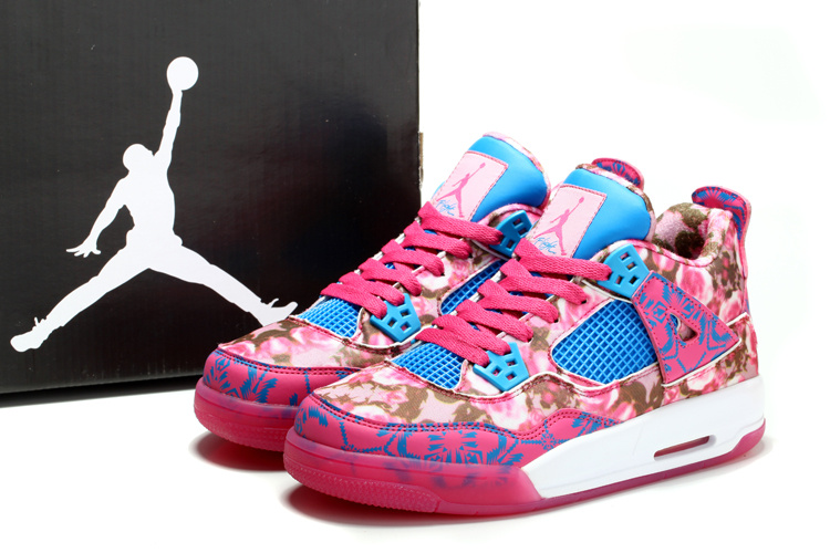 Limited Womens Nike Jordan 4 Pinkp Rose Shoes